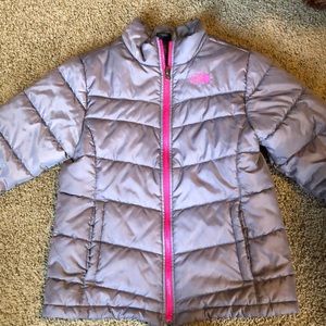 GIRLS LARGE 14/16 north face puffer coat